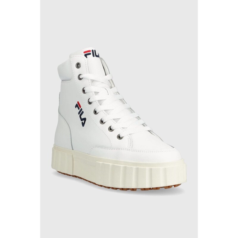 Dětské sneakers boty Fila Sandblast bílá barva