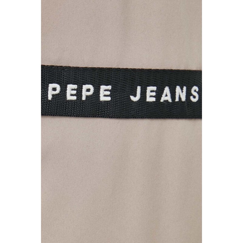 Bunda Pepe Jeans Jett pánská, béžová barva, přechodná