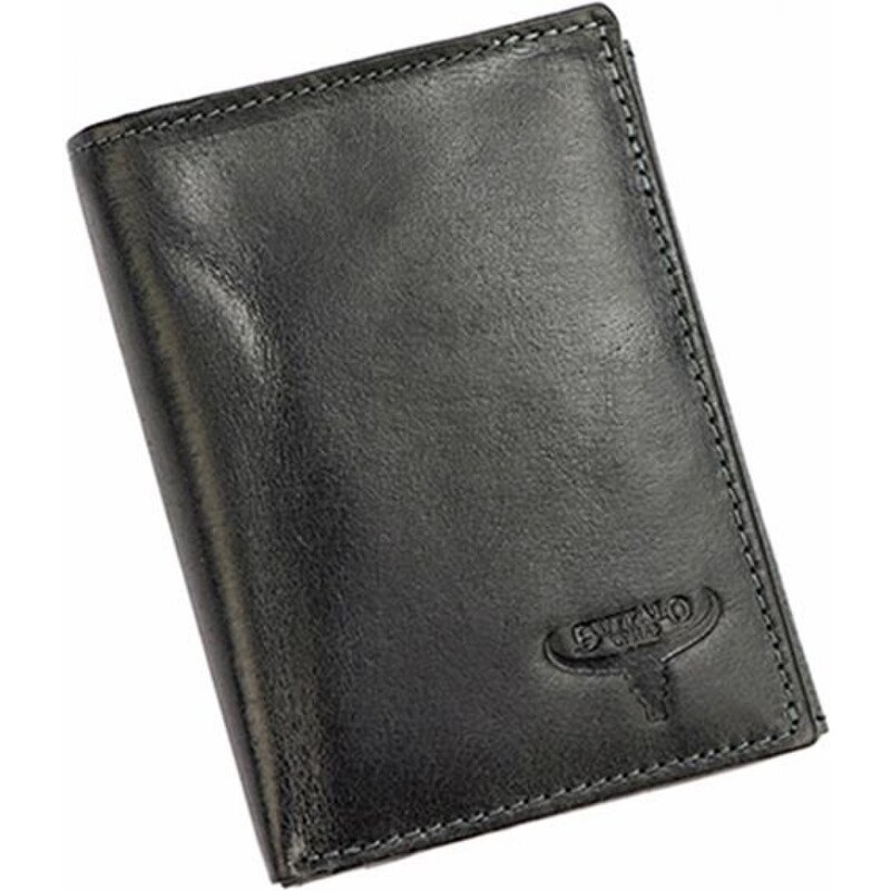 Buffalo Wild Trendová pánská kožená peněženka Filan, černá