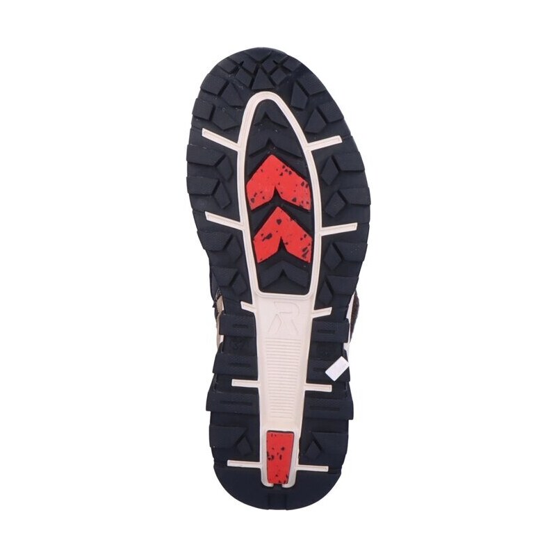 Dámská kotníková obuv v outdoorovém stylu Rieker W0066-64 béžová