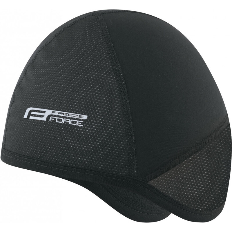 FORCE čepice pod přilbu FREEZE zimní, černá