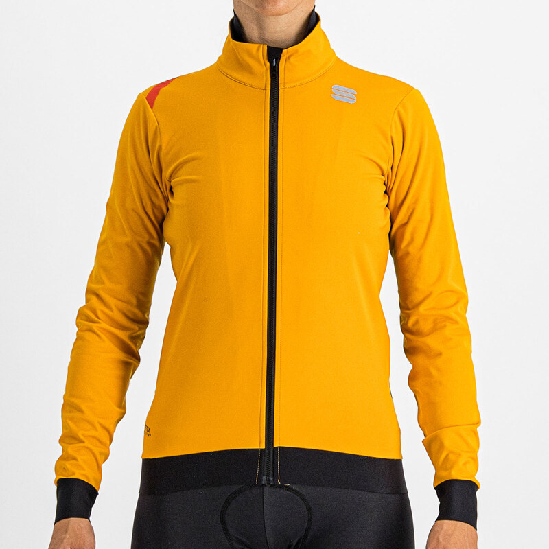 Sportful FIANDRE MEDIUM cyklistická bunda, dámská, zlatá 112726748