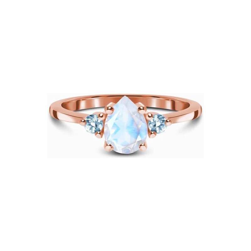 ELENYS Emporial prsten 14k zlato Vermeil GU-DR9238R-ROSEGOLD
