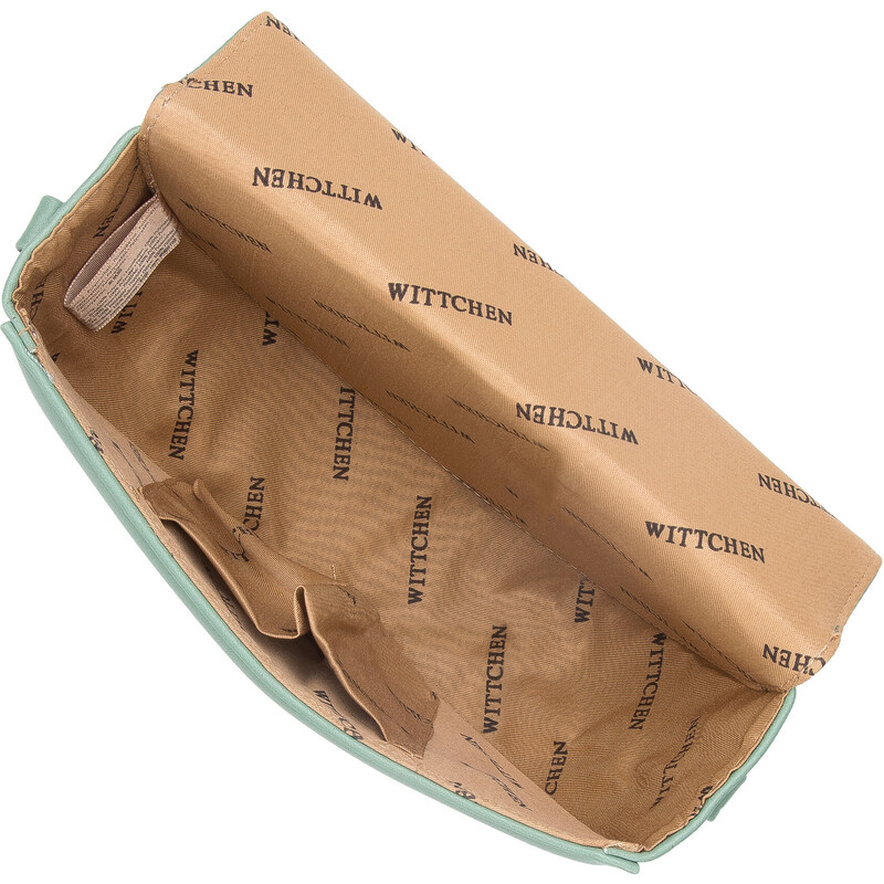 Dámská kabelka Wittchen, šedozelená, ekologická kůže