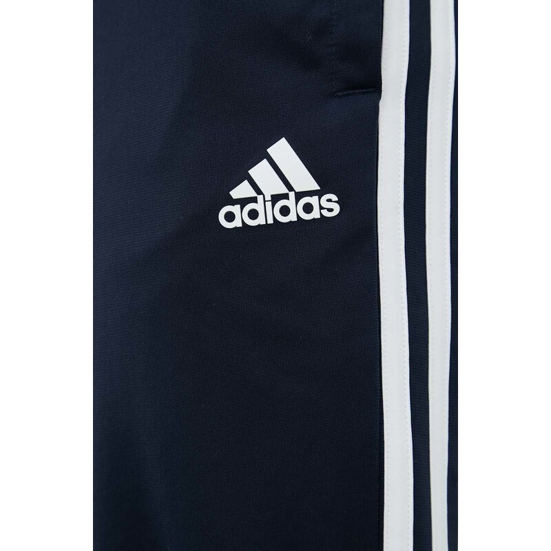 Tepláky adidas pánské, tmavomodrá barva, s aplikací, H46106