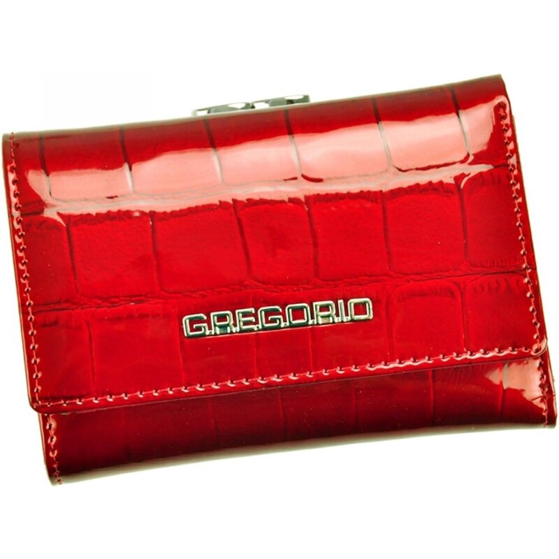 Dámská kožená peněženka červená - Gregorio Ayva červená
