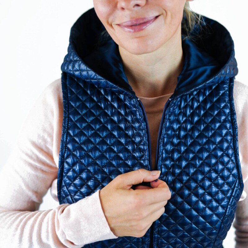 Prošívaná vesta modrá voděodolná | Fancy Blue Vest Waterproof