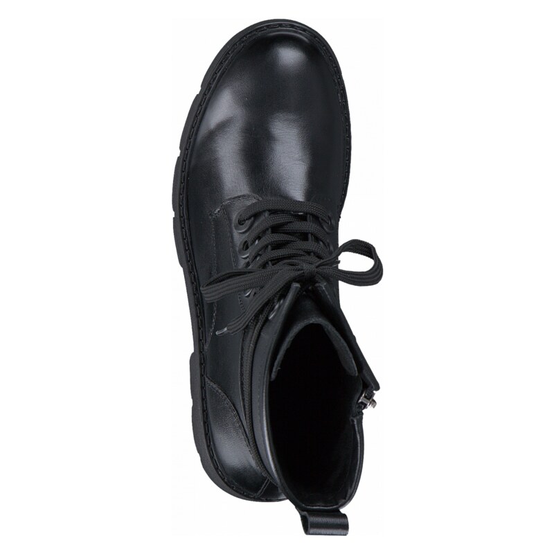 Dámská kožená kotníková obuv Marco Tozzi 2-2-25286-29 černá