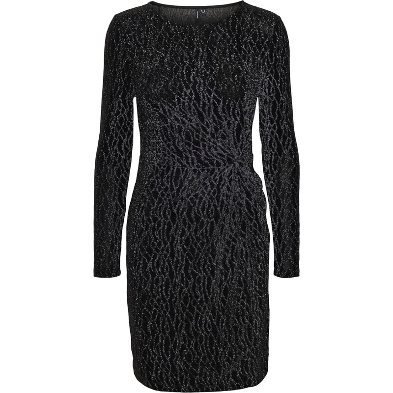 VERO MODA Šaty VMKanz černá / stříbrná