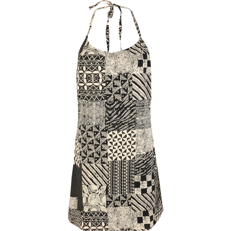 Nasty Gal Petite Šaty béžová / černá