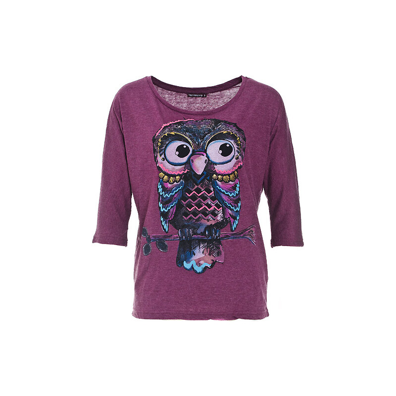 Terranova T-shirt with owl print