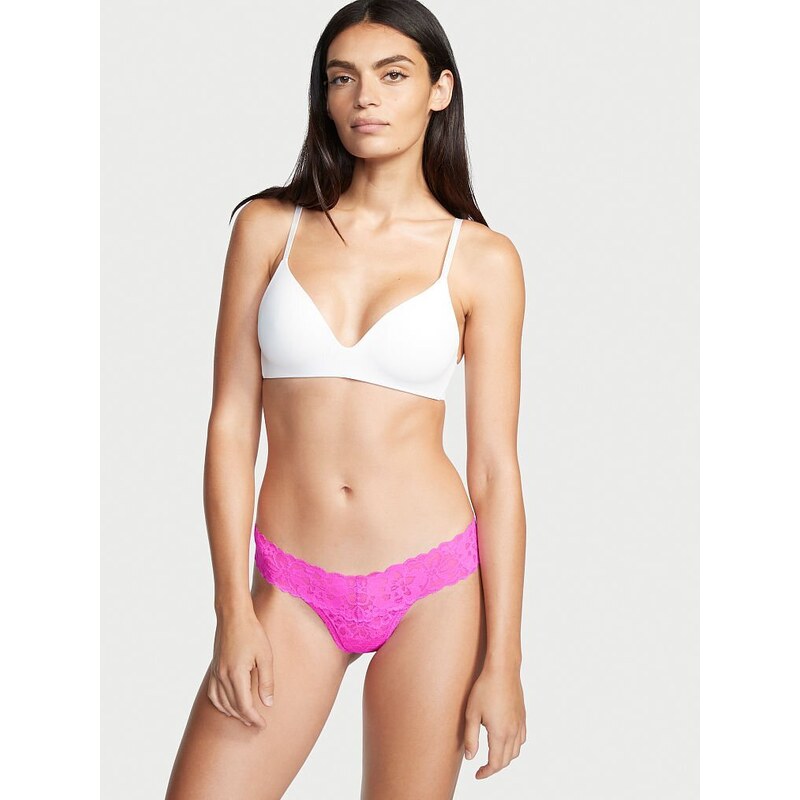 Victoria´s Secret Victoria's Secret krajkové tanga Lace-up Thong Panty