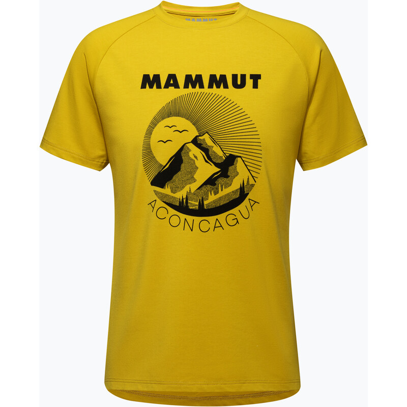 Trekingové tričko MAMMUT Mountain žluté - GLAMI.cz