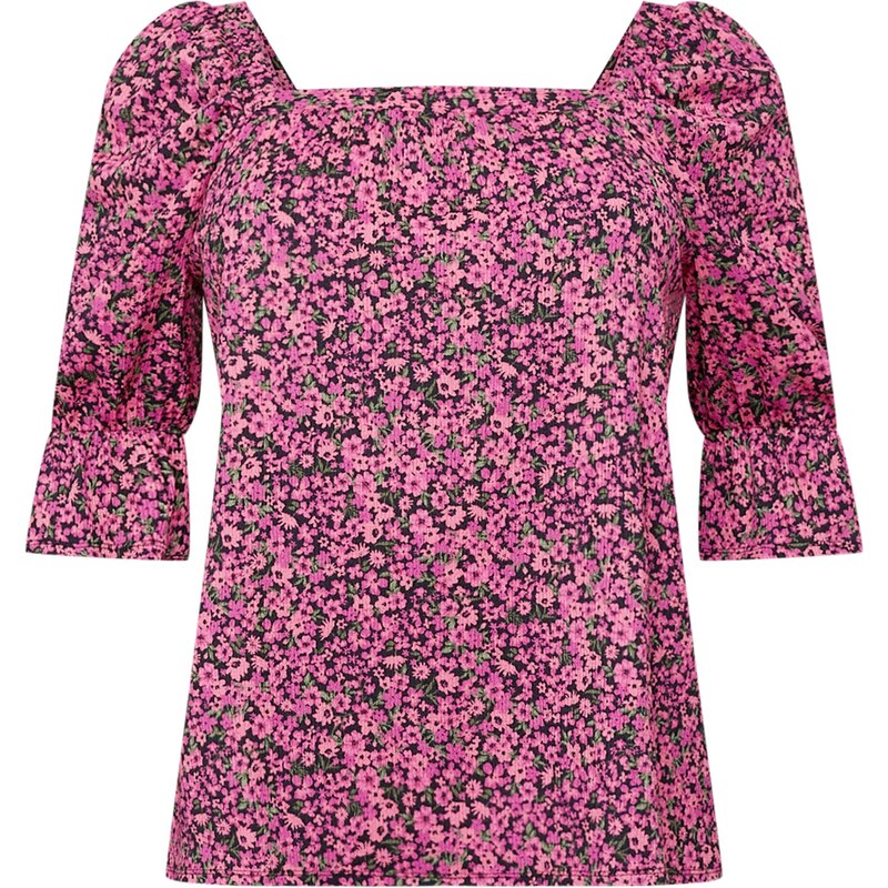 Dorothy Perkins Curve Halenka zelená / pink / černá