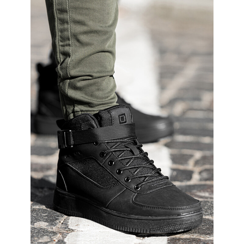 Ombre Clothing Pánské sneakers boty - černá T317