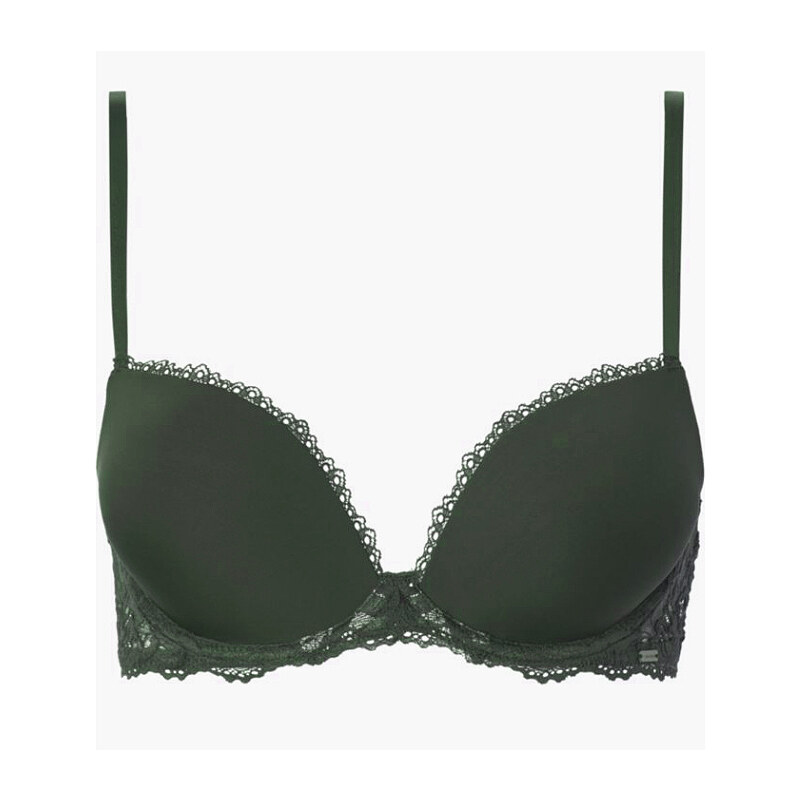 Dámská podprsenka QF6394E 0SR khaki Calvin Klein