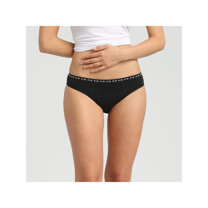 DIM MENSTRUAL NIGHT SLIP - Night and day menstrual panties - black