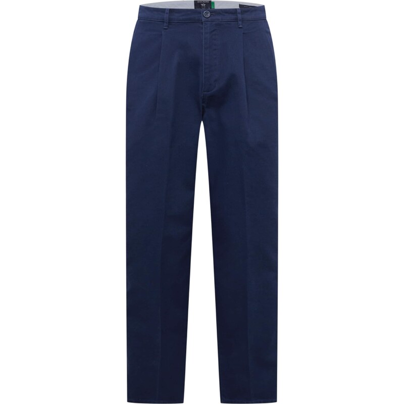 Dockers Kalhoty se sklady v pase KHAKI námořnická modř