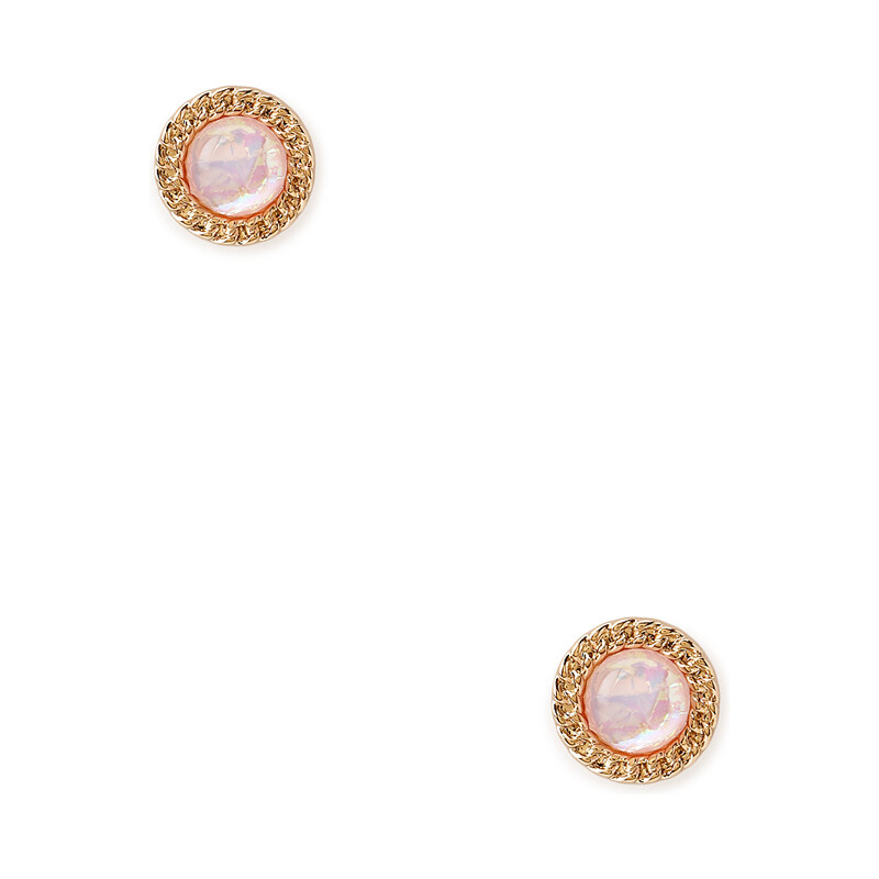 Forever 21 Iridescent Faux Stone Studs