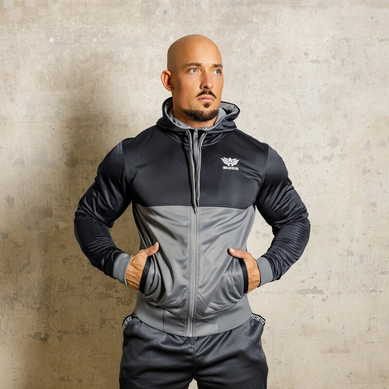 Pánská sportovní mikina Iron Aesthetics Half, navy&grey