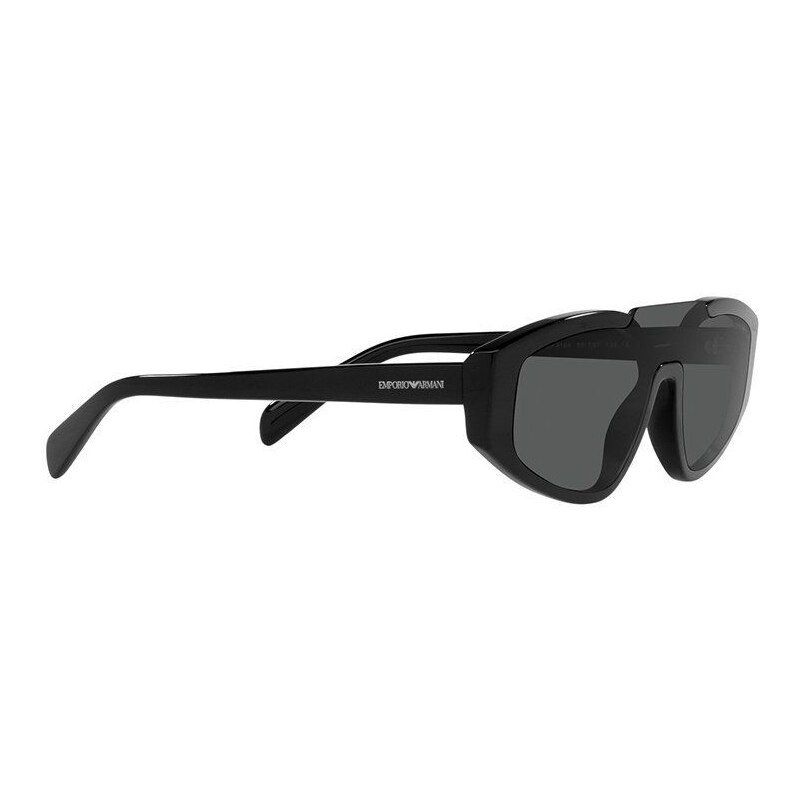 Sluneční brýle Emporio Armani pánské, černá barva