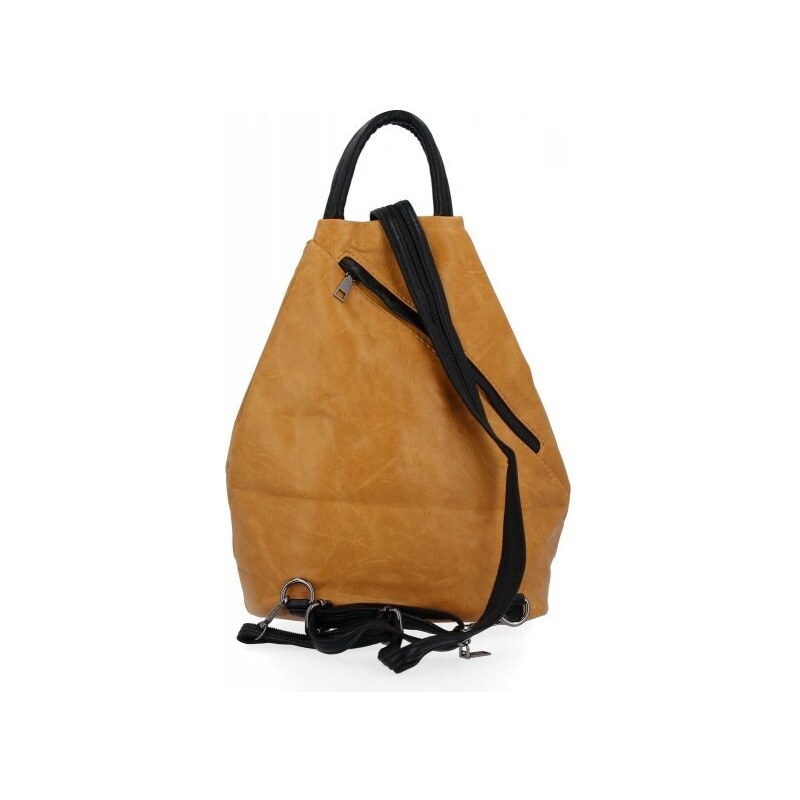 Dámská kabelka batůžek Hernan žlutá HB0137-1