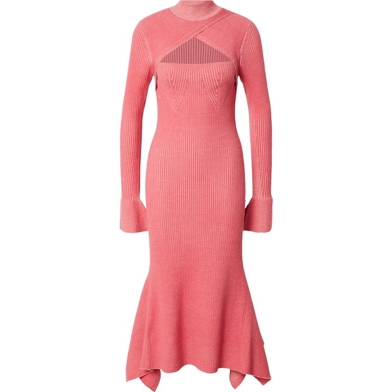3.1 Phillip Lim Úpletové šaty růžová
