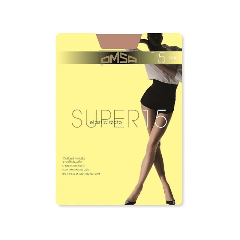 Dámské punčochové kalhoty Omsa Super 15 den Maxi 5-XL 103233344