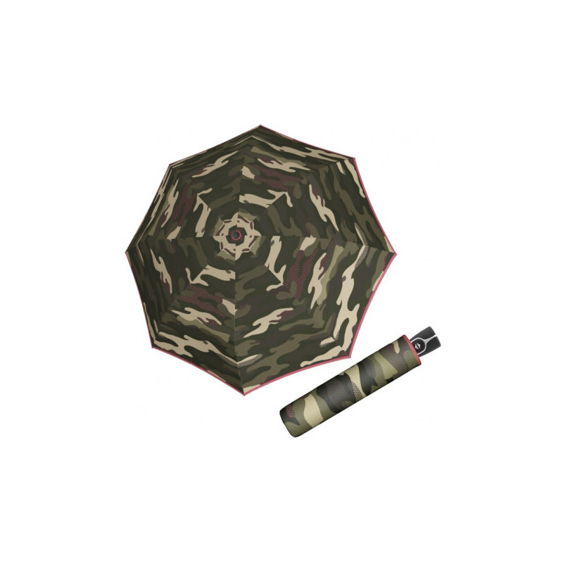 Doppler Fiber Magic Camoustripe - dámský plně automatický deštník, 74945557