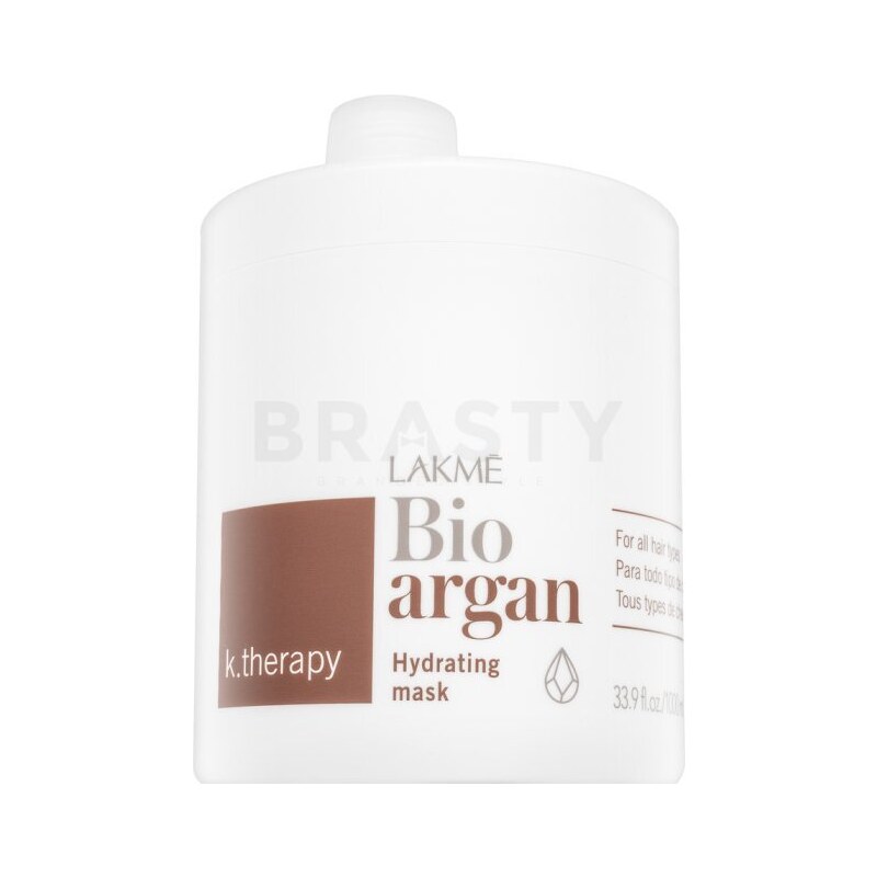 Lakmé K.Therapy Bio Argan Hydrating Mask vyživující maska pro hydrataci vlasů 1000 ml