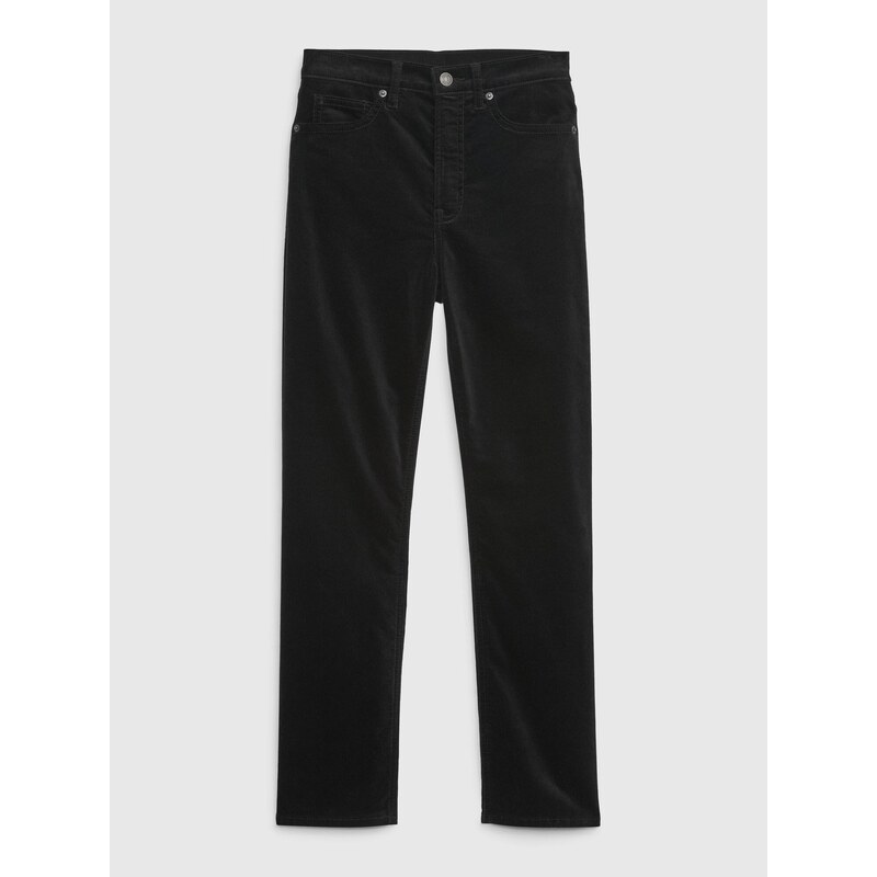 GAP Džíny slim velvet vintage high rise - Dámské