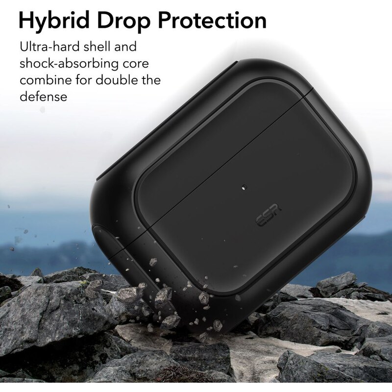 Pouzdro na sluchátka AirPods Pro - ESR, Orbit HaloLock Black