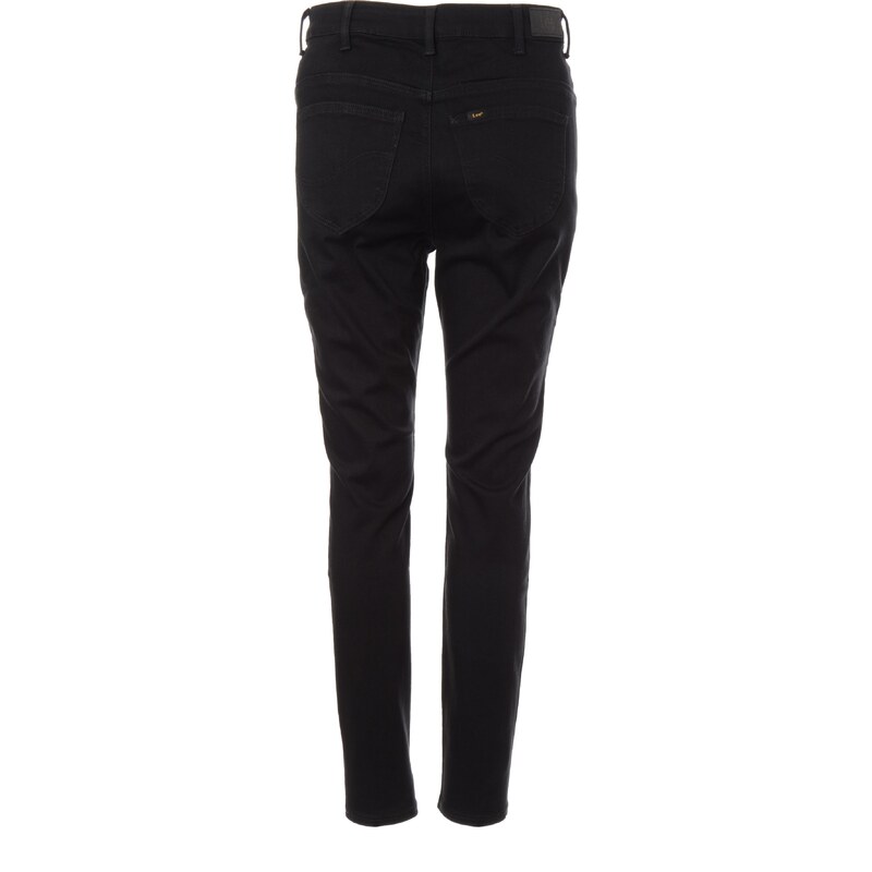 Lee jeans Super High Scarlett Black Rinse dámské černé