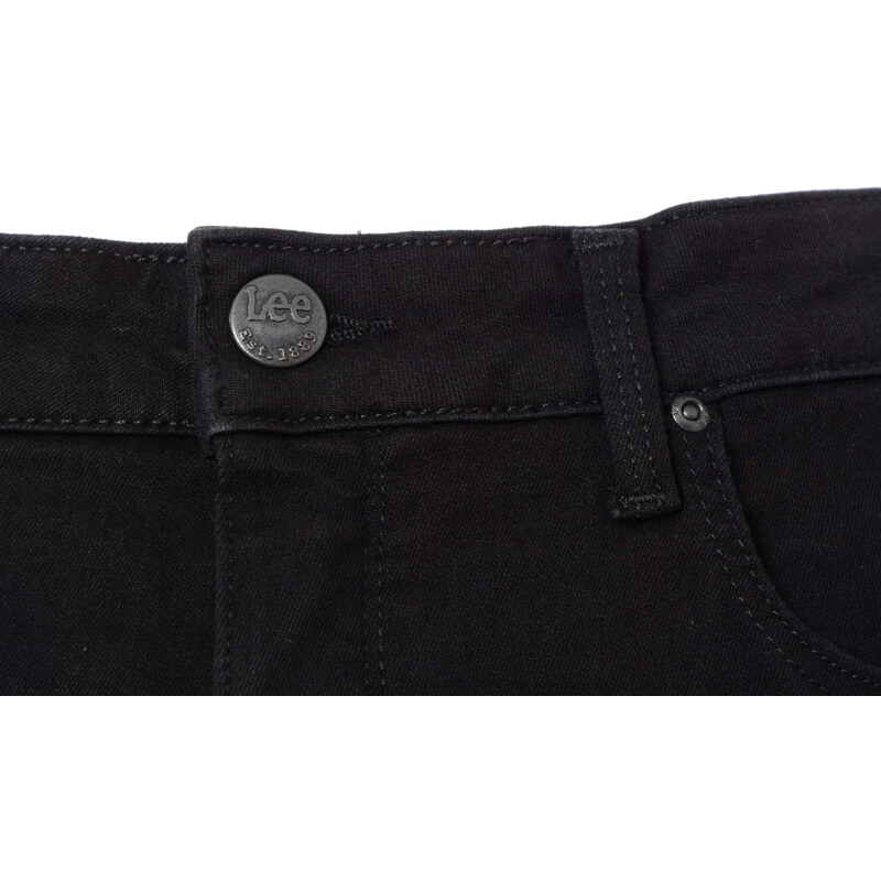 Lee jeans Super High Scarlett Black Rinse dámské černé