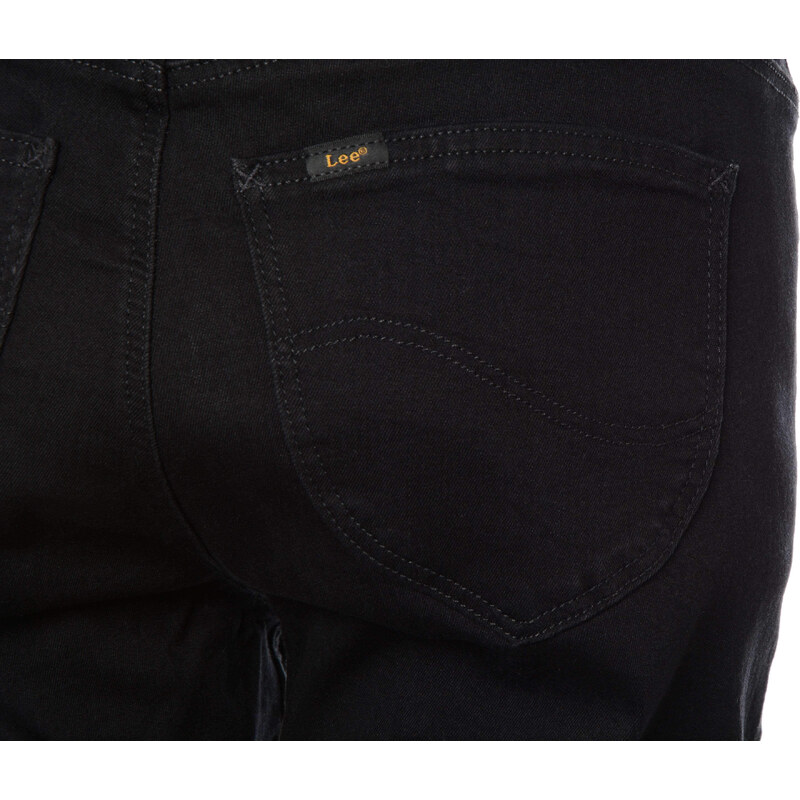 Lee jeans Super High Scarlett Black Rinse dámské černé