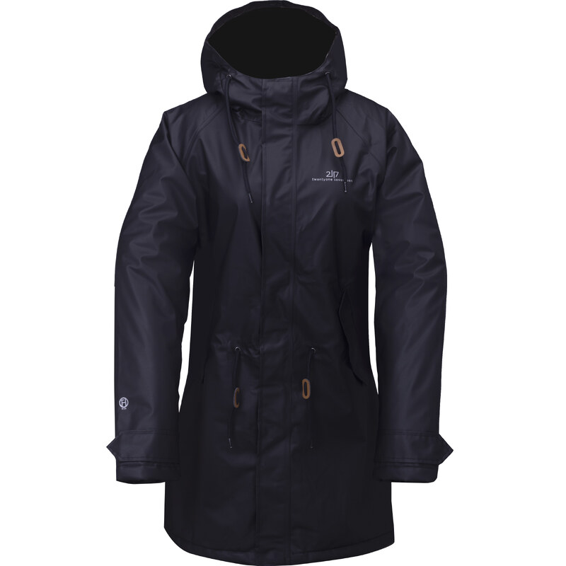 STENHAG - dámský zimní kabát z polyuretanu, černá
