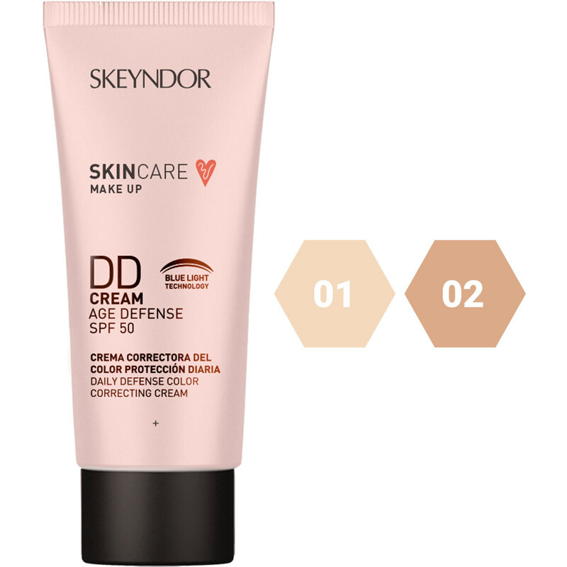 Skeyndor Skincare Makeup DD Cream SPF50 – lehký tónovací krém pro všechny typy pleti 40 ml 01