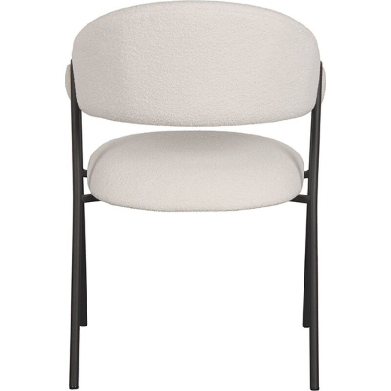 Bílá látková jídelní židle LABEL51 Lowen