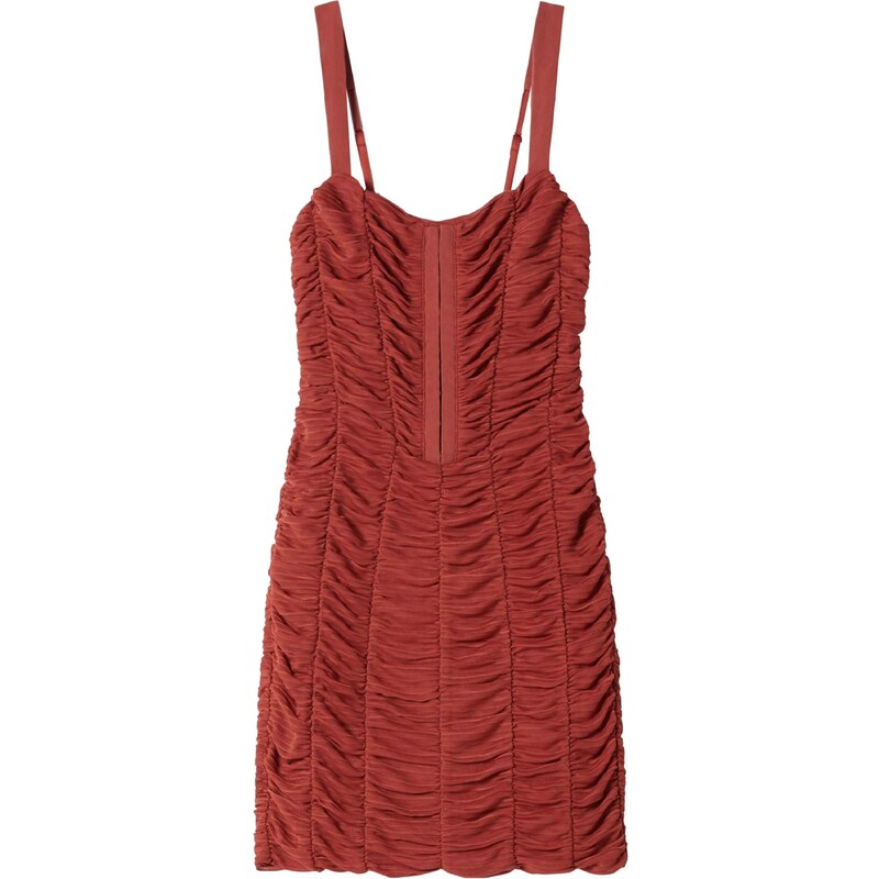 Bershka Šaty merlot