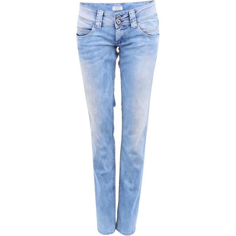 Světle modré dámské džíny s vintage efektem Pepe Jeans Venus