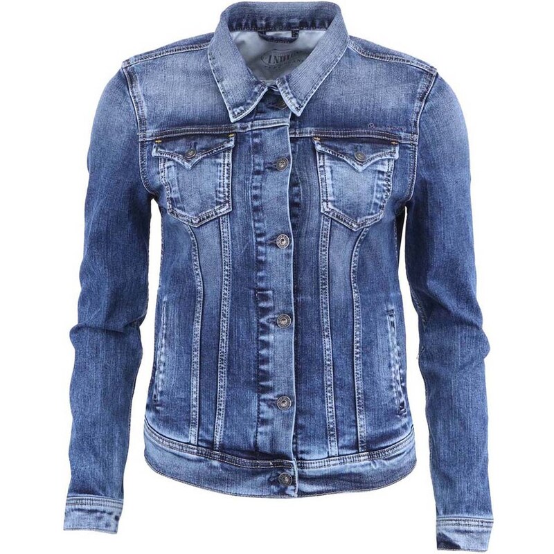 Tmavě modrá džínová bunda Pepe Jeans Thrift