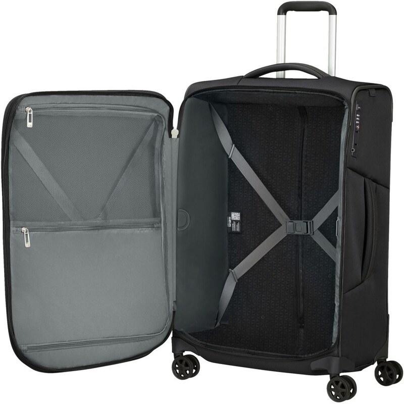 Samsonite Látkový cestovní kufr Respark M EXP 82/92 l tmavě modrá