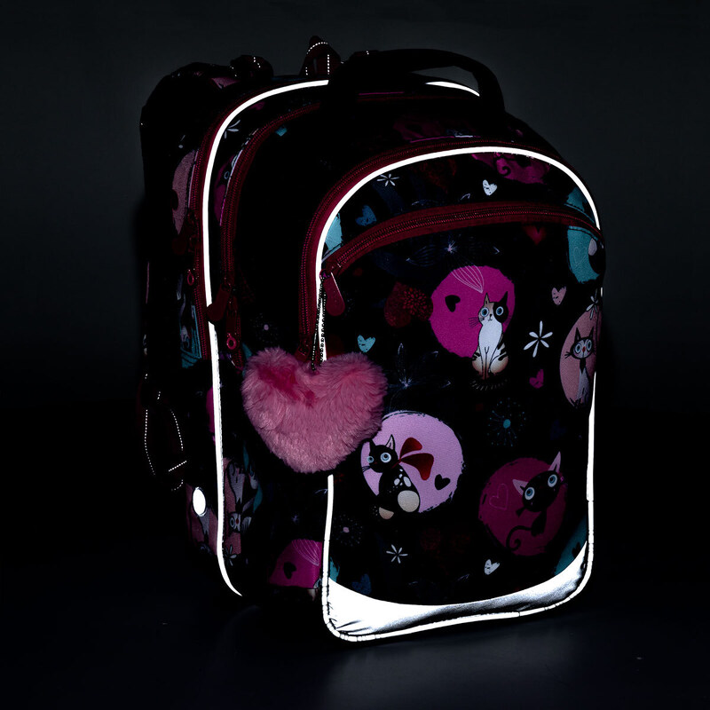 Školní batoh s kočkami Topgal COCO 22054