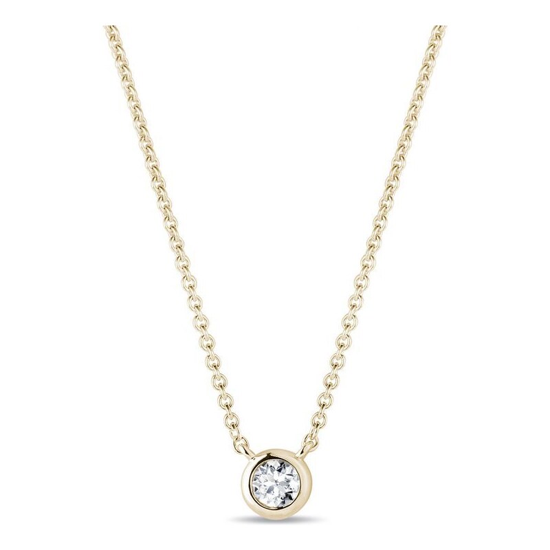 Diamantový náhrdelník ve zlatě KLENOTA K0453023