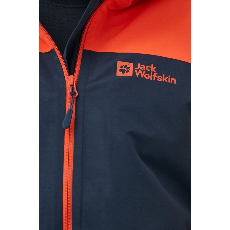 Outdoorová bunda Jack Wolfskin Glaabach 3in1 tmavomodrá barva