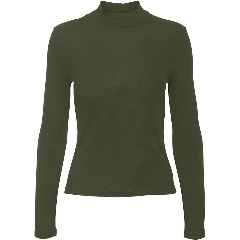 Vero Moda Dámské triko VMCHLOE Tight Fit 10279611 Rifle Green S