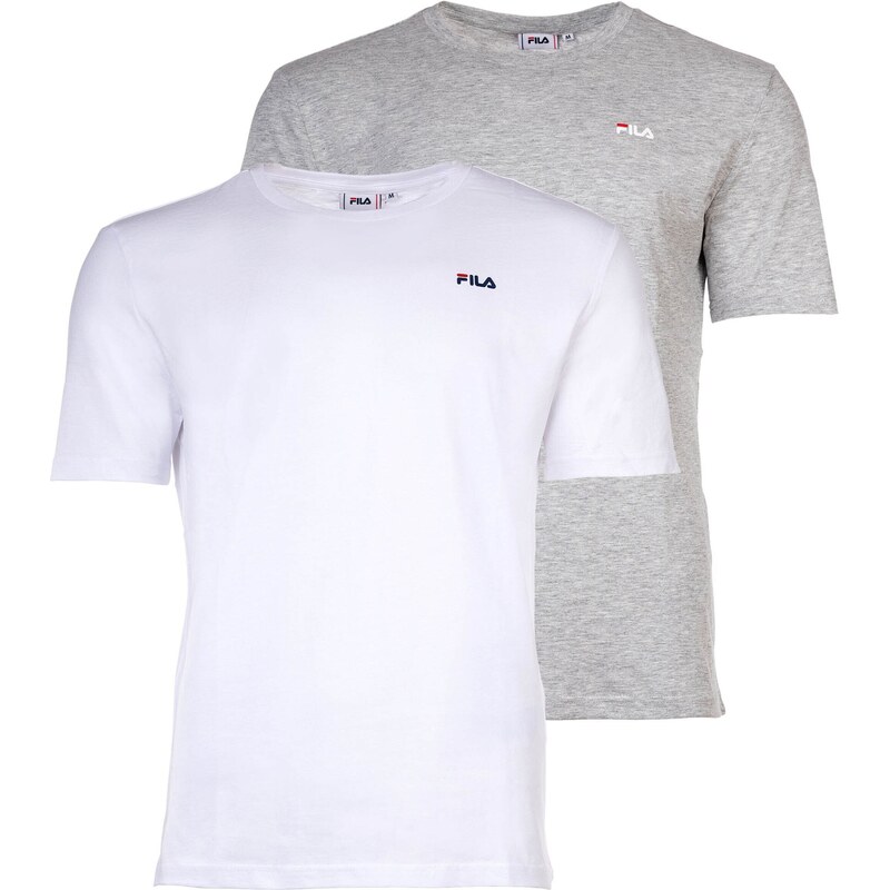 FILA Tričko BROD námořnická modř / šedý melír / červená / bílá