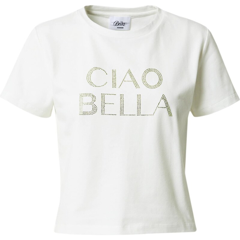 Bella x ABOUT YOU Tričko Isabella bílá