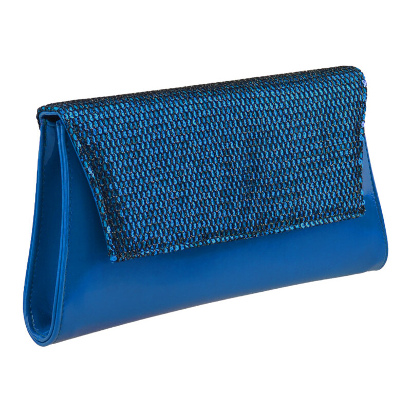 Italské kabelky a peněženky Michael Valentino dámské psaníčko modré