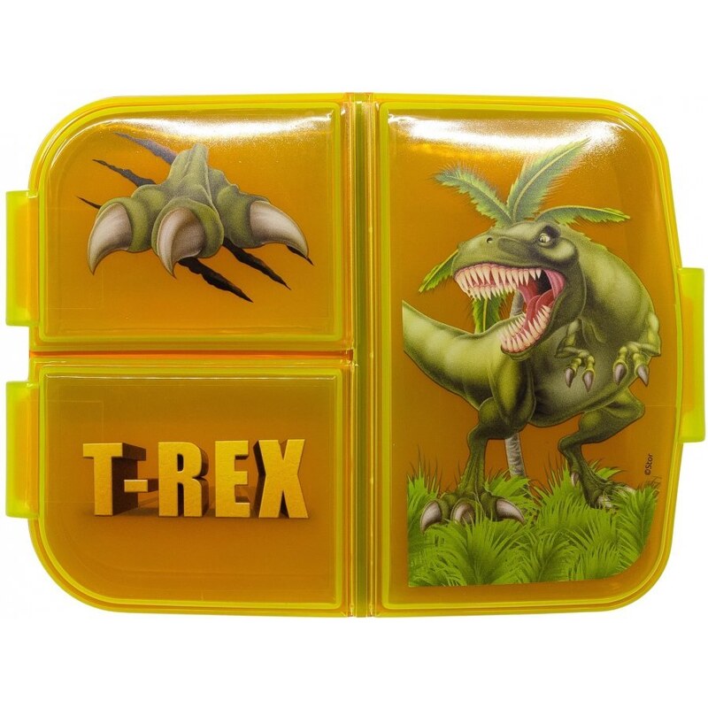 Stor Multibox na svačinu Tyranosaurus Rex se 3 přihrádkami